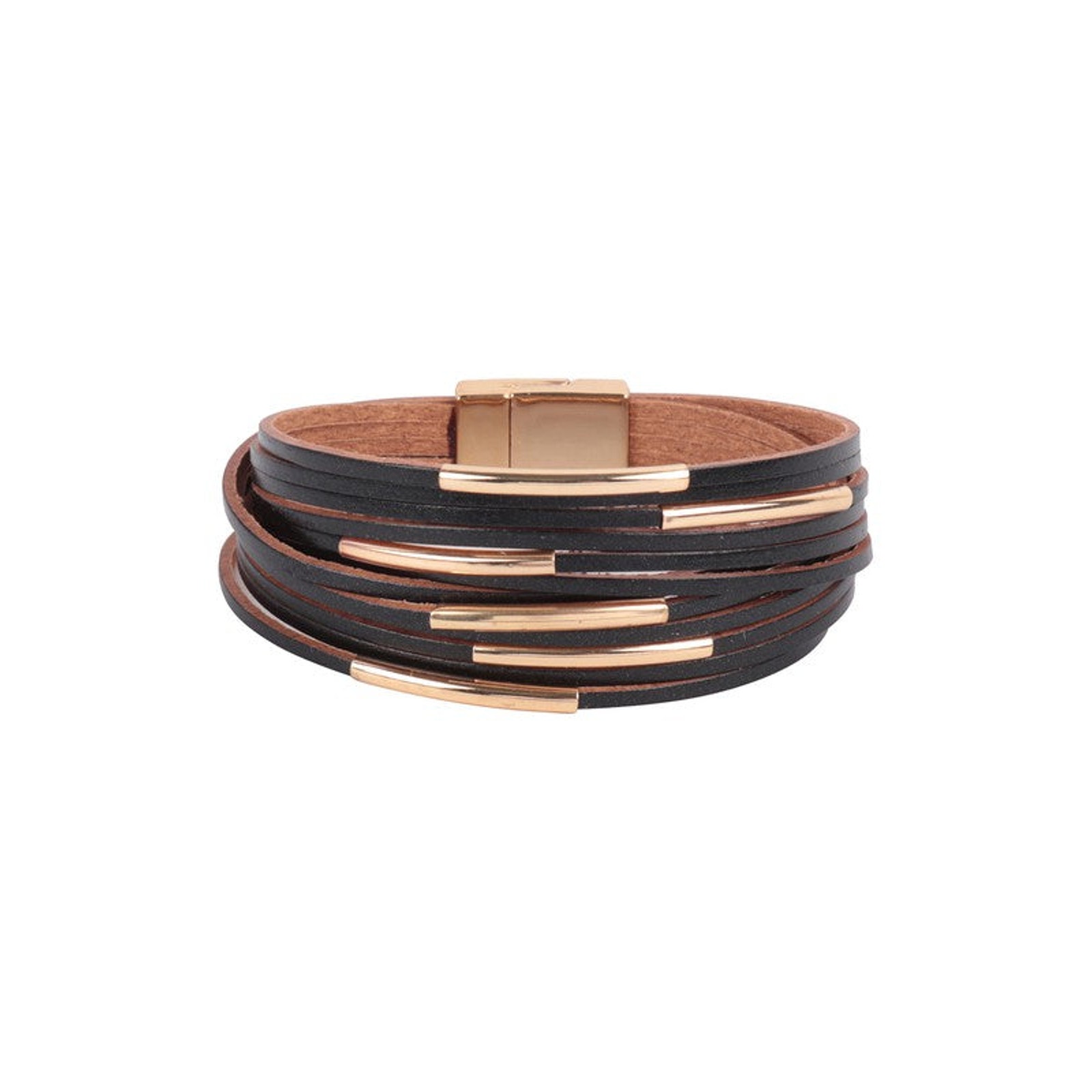 New Yorker Wrap Bracelet - Black